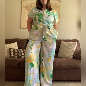 🌺 Ashley Stewart 🌺 floral jumpsuit
